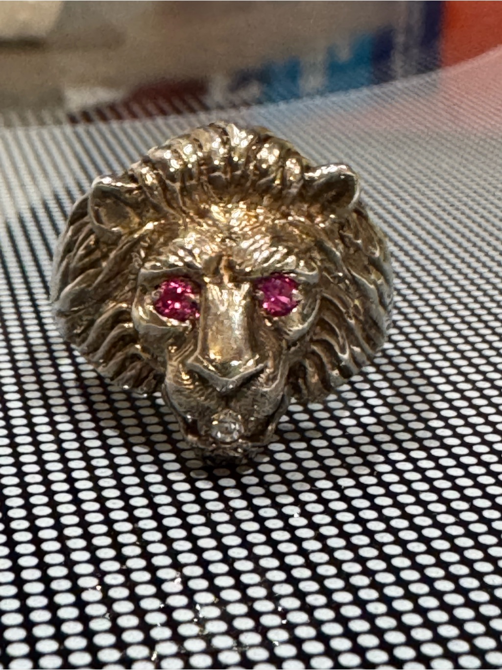 925 Sterling Silver Lion Head Ring For Men Or Women